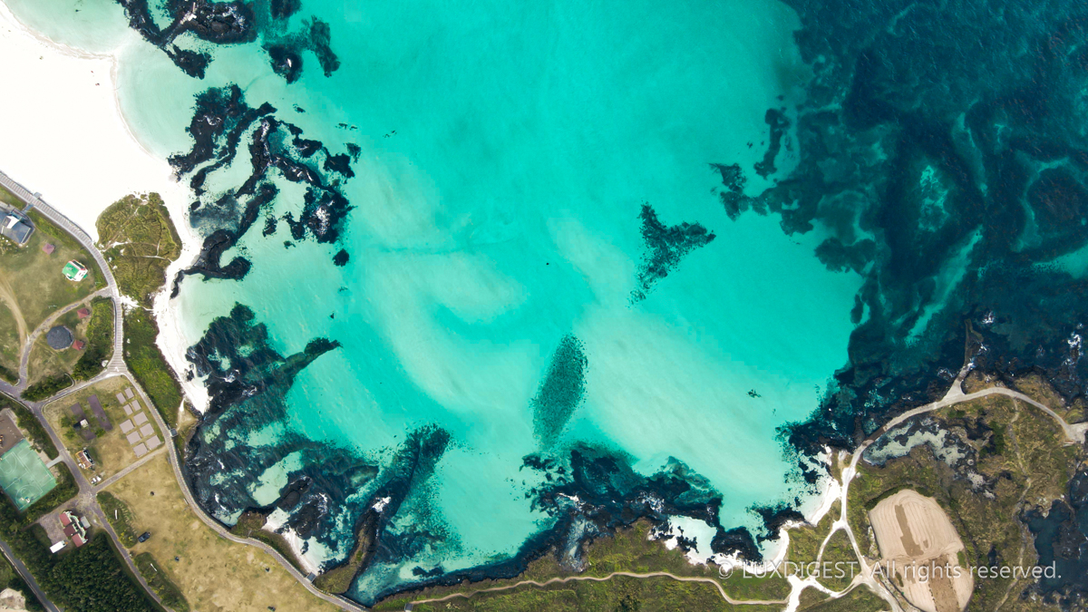 Kimnyeong Beach Drone Shot 3