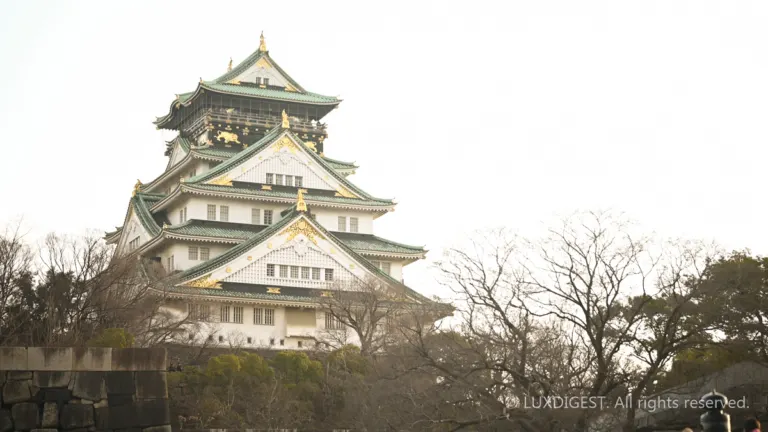 Osaka castle in osaka 260315