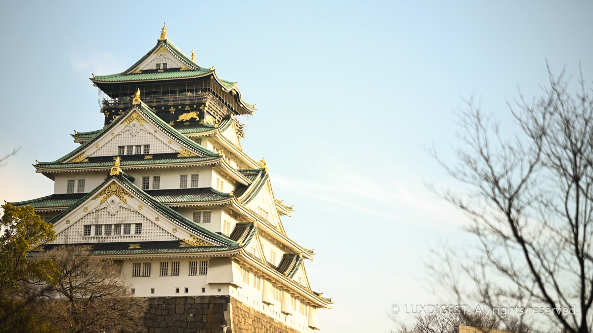 Osaka castle in osaka 260315