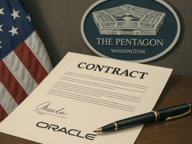 Oracle, 70억 달러 계약 체결로 펜타곤 소프트웨어 구매 통합