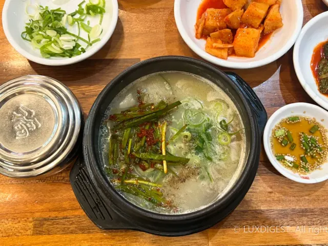 원조꼬리곰탕 곰탕맛 뒤에 드는 아쉬움