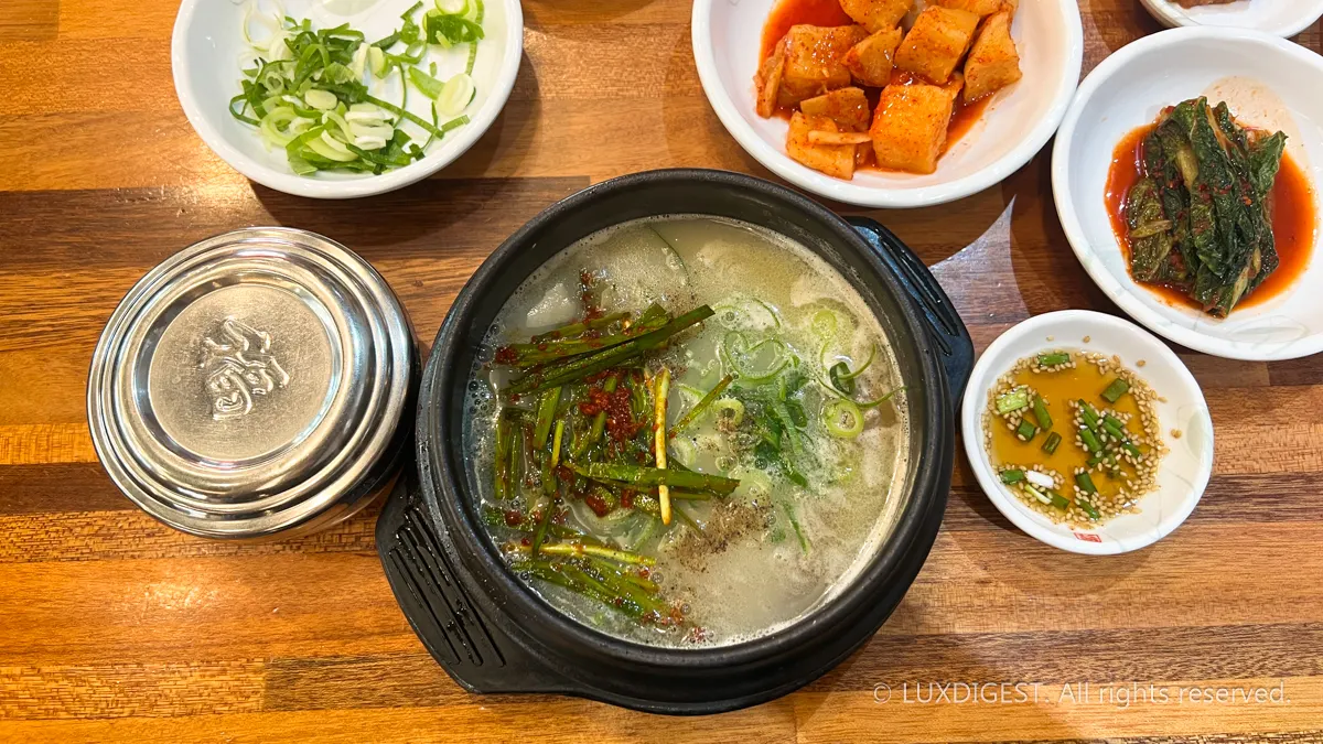 원조꼬리곰탕 곰탕맛 뒤에 드는 아쉬움